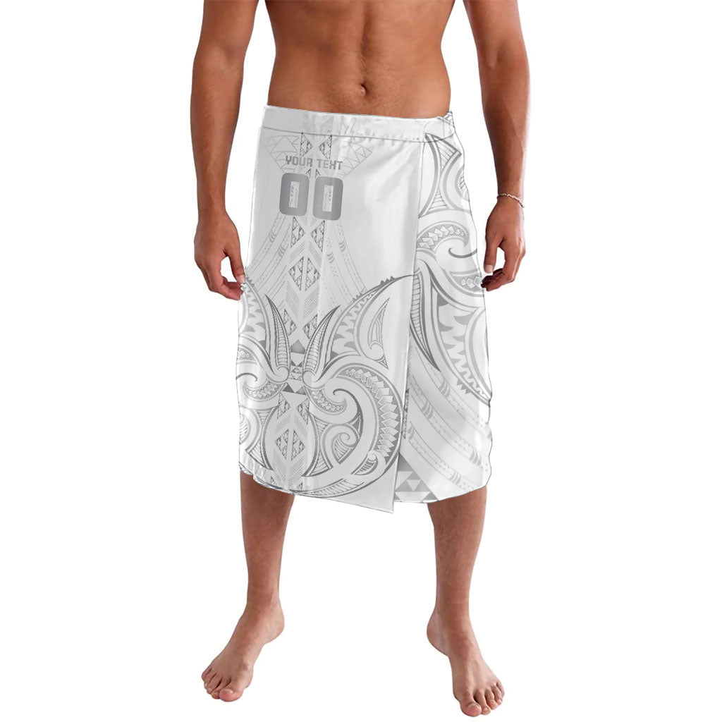 Maori Rugby Custom Ngaru Mangopare Lavalava Kiwikiwi Niho Taniwha Motif LT9 Grey - Polynesian Pride