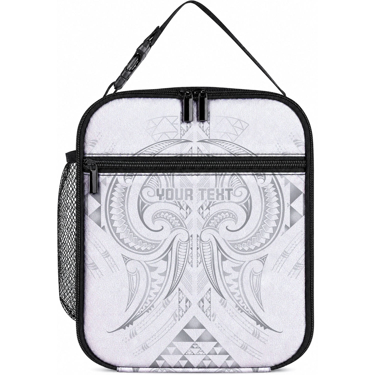 Maori Rugby Custom Ngaru Mangopare Lunch Bag Kiwikiwi Niho Taniwha Motif