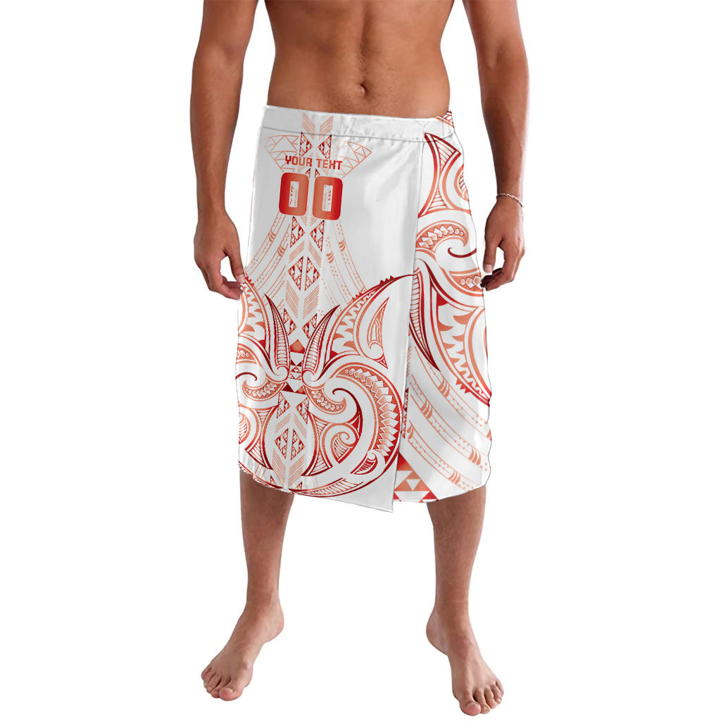 Maori Rugby Custom Ngaru Mangopare Lavalava Whero Niho Taniwha Motif LT9 Red - Polynesian Pride
