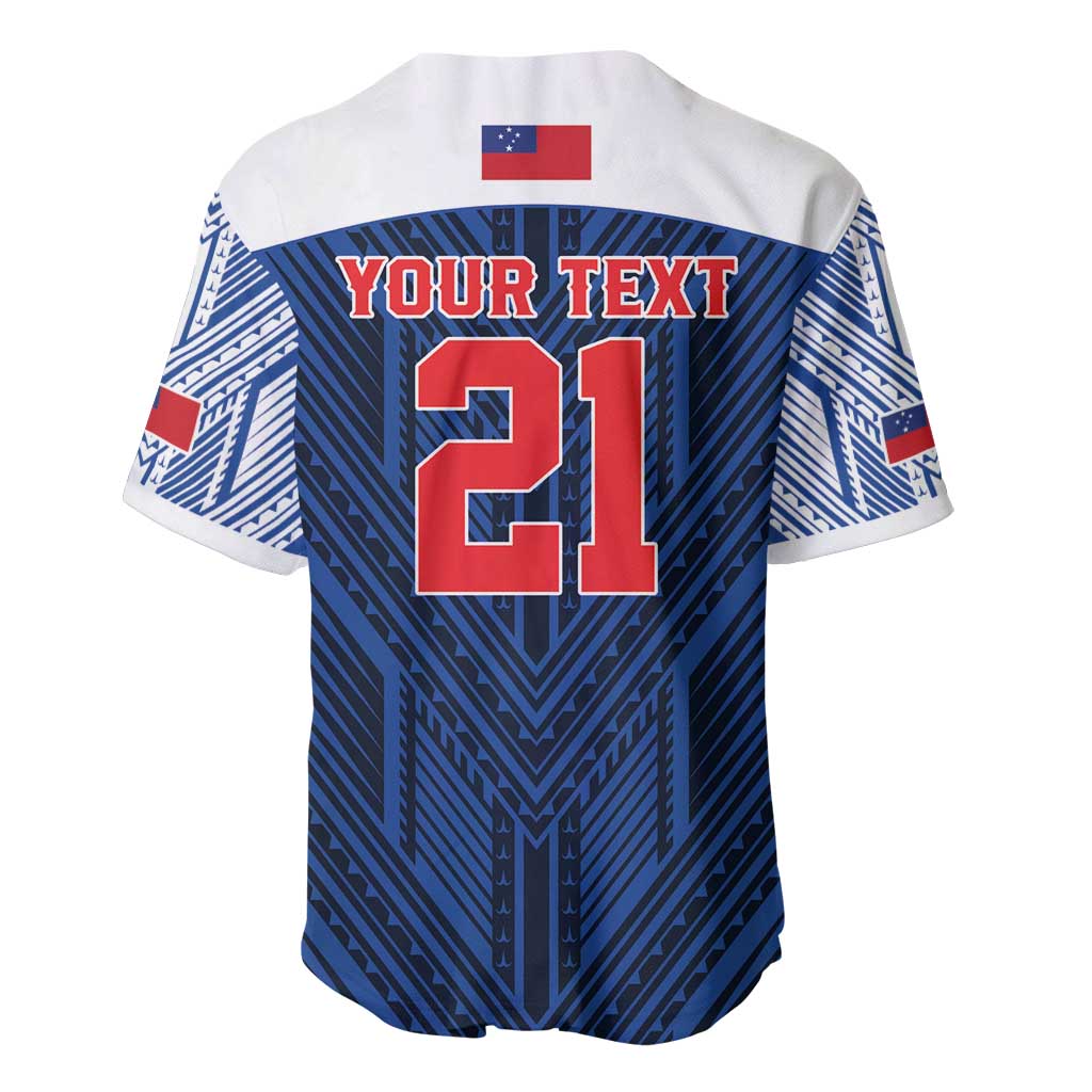 Custom Rugby Toa Samoa Baseball Jersey Samoa mo Samoa Island Warrior Pride - Polynesian Pride