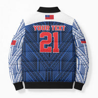 Custom Rugby Toa Samoa Bomber Puffer Jacket Samoa mo Samoa Island Warrior Pride - Polynesian Pride