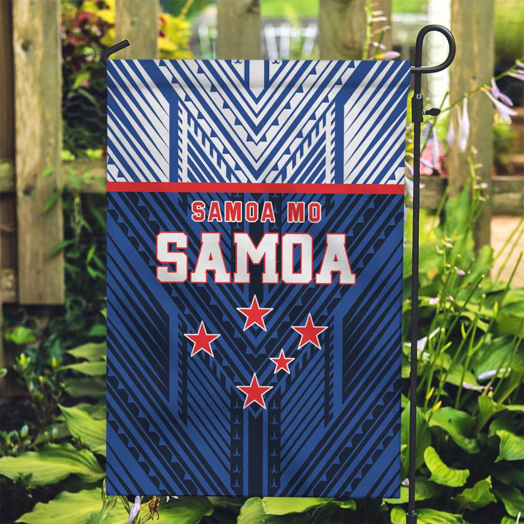 Rugby Toa Samoa Garden Flag Samoa mo Samoa Island Warrior Pride - Polynesian Pride