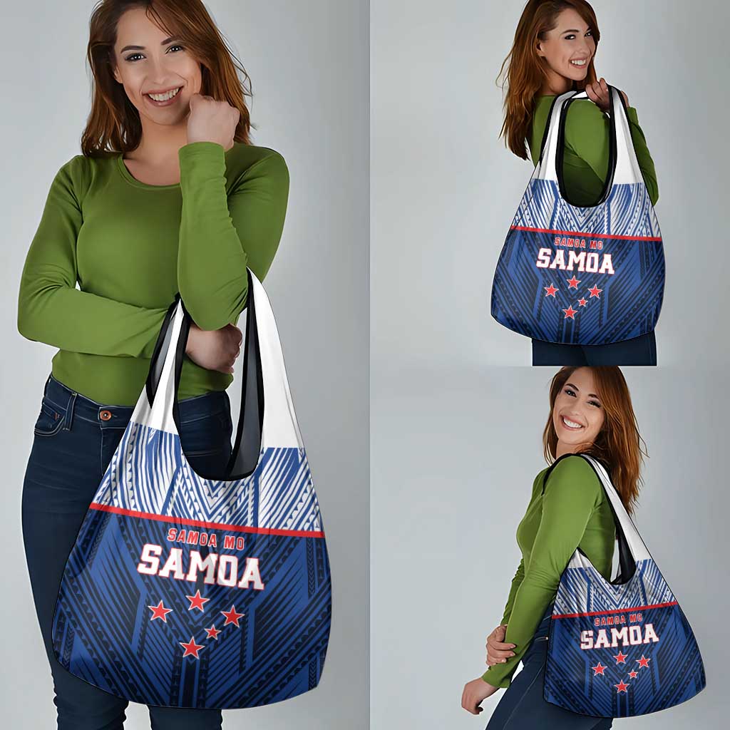 Rugby Toa Samoa Grocery Bag Samoa mo Samoa Island Warrior Pride - Polynesian Pride