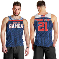 Custom Rugby Toa Samoa Men Tank Top Samoa mo Samoa Island Warrior Pride - Polynesian Pride