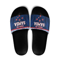 Rugby Toa Samoa Slide Sandals Samoa mo Samoa Island Warrior Pride - Polynesian Pride