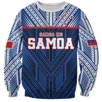 Custom Rugby Toa Samoa Sweatshirt Samoa mo Samoa Island Warrior Pride - Polynesian Pride