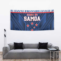Rugby Toa Samoa Tapestry Samoa mo Samoa Island Warrior Pride - Polynesian Pride