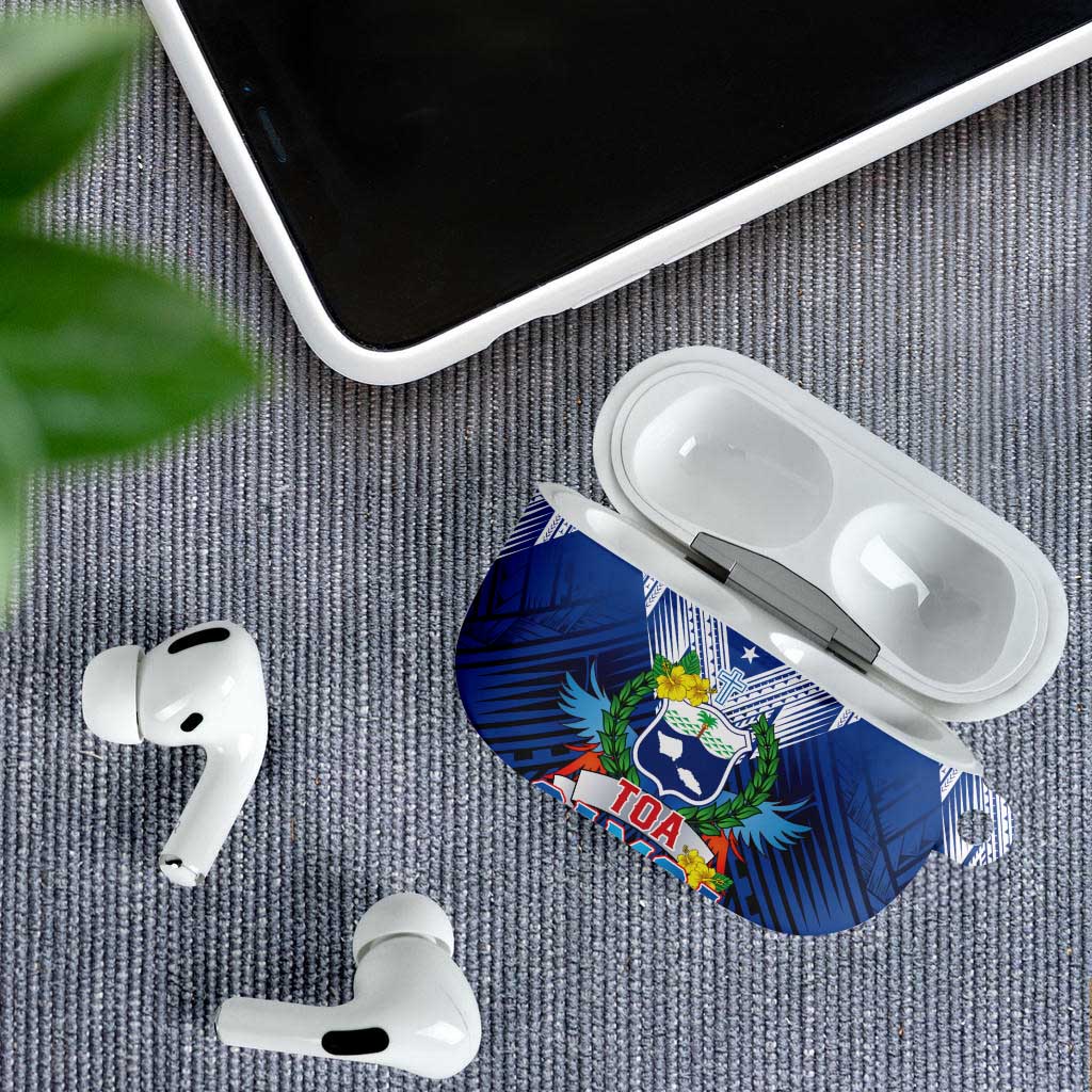 Rugby Toa Samoa AirPods Case Samoa mo Samoa Strength in Tatau - Polynesian Pride