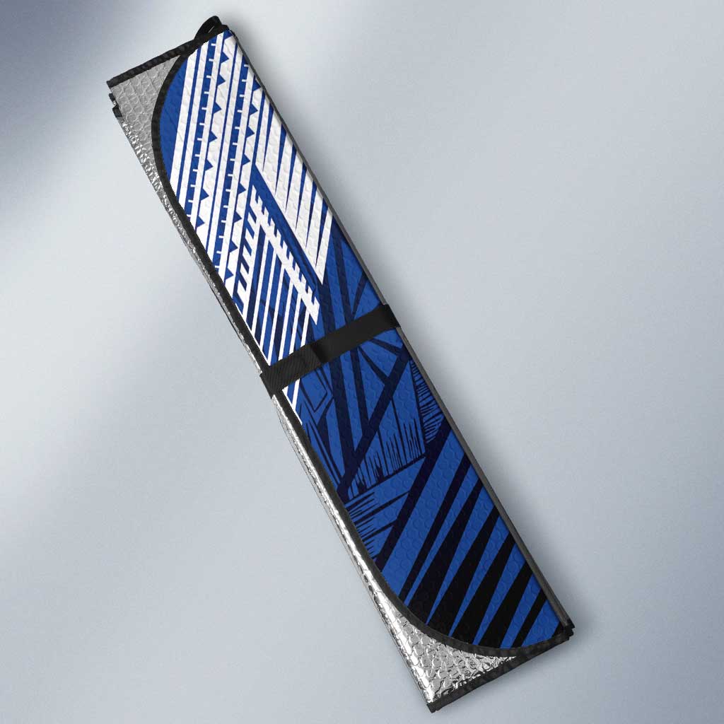 Rugby Toa Samoa Auto Sun Shade Samoa mo Samoa Strength in Tatau - Polynesian Pride