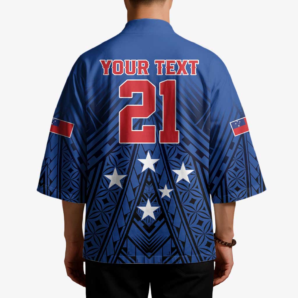 Custom Rugby Toa Samoa Kimono Samoa mo Samoa Strength in Tatau - Polynesian Pride
