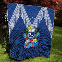 Rugby Toa Samoa Quilt Samoa mo Samoa Strength in Tatau - Polynesian Pride