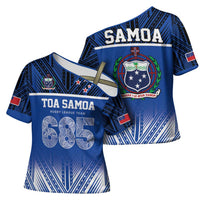 Toa Samoa 685 Cross Shoulder Shirt Uso Aso Uma For Life For Samoa - Polynesian Pride