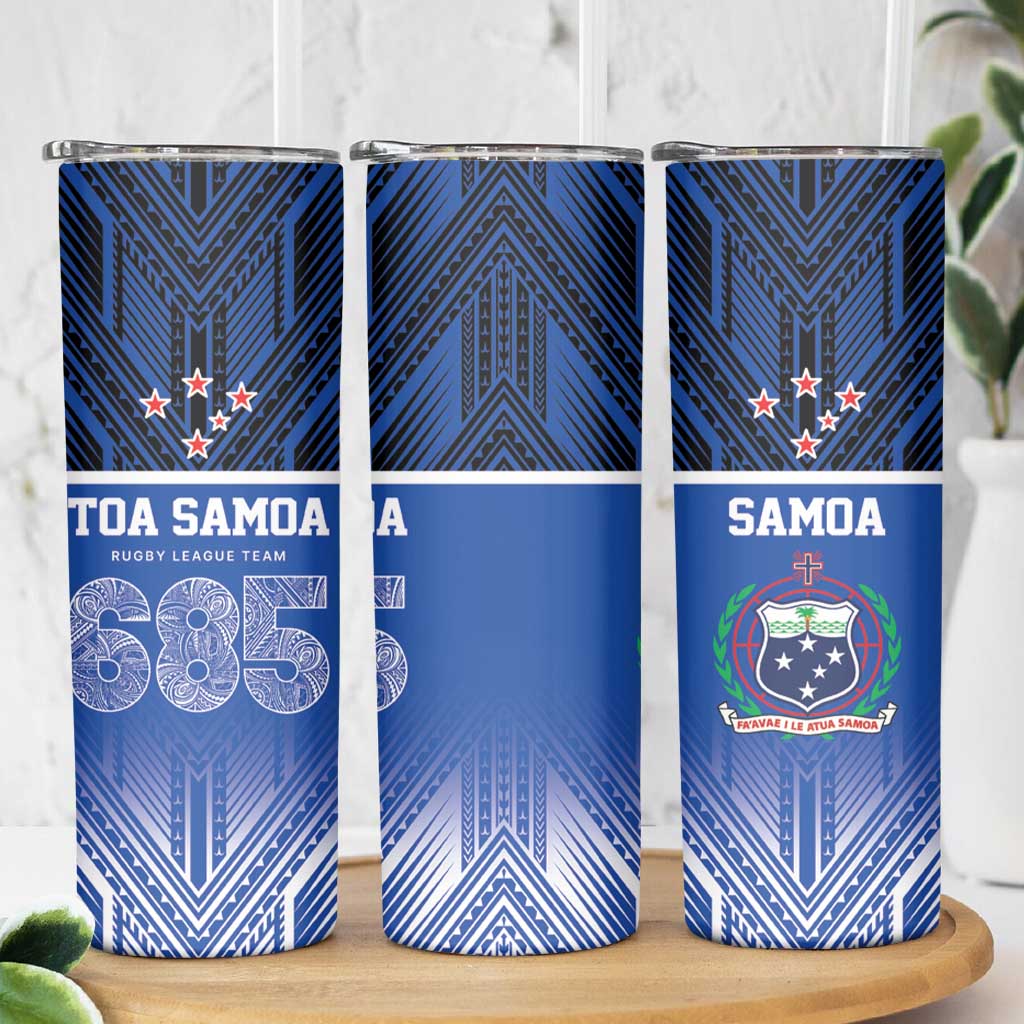 Toa Samoa 685 Skinny Tumbler Uso Aso Uma For Life For Samoa - Polynesian Pride