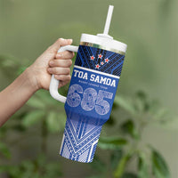 Toa Samoa 685 Tumbler With Handle Uso Aso Uma For Life For Samoa - Polynesian Pride