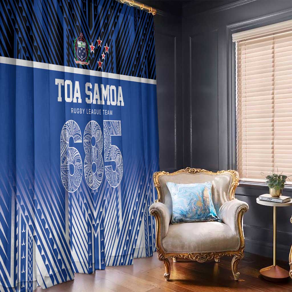 Toa Samoa 685 Window Curtain Uso Aso Uma For Life For Samoa - Polynesian Pride