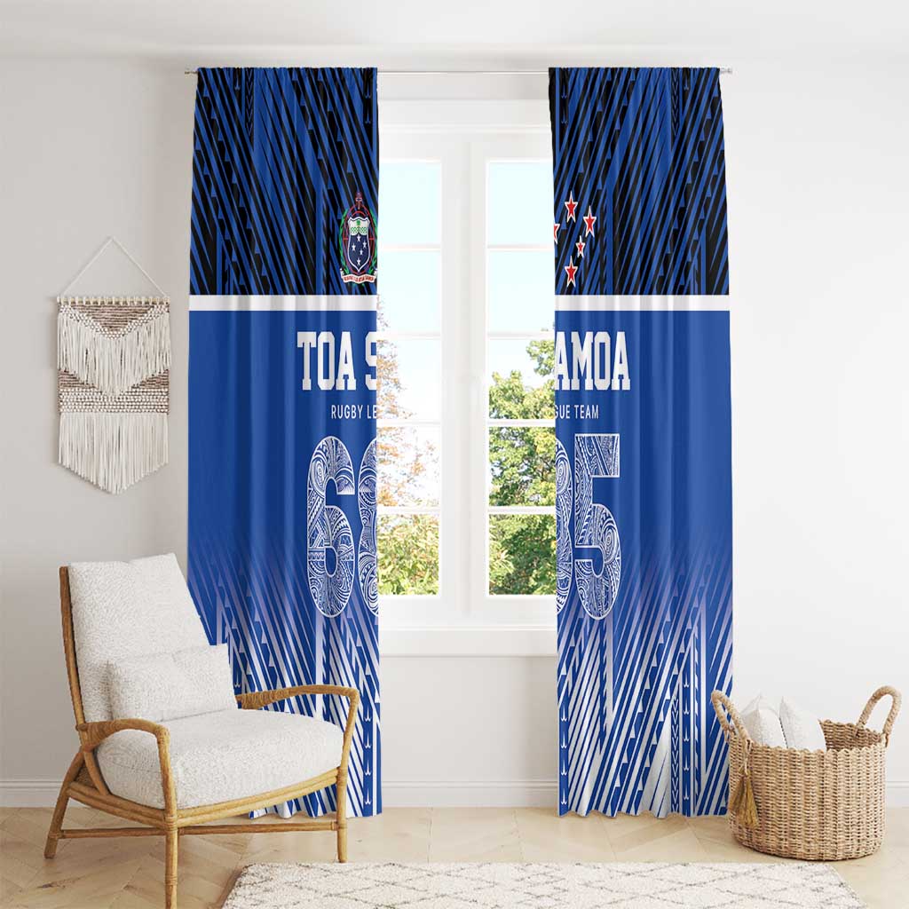 Toa Samoa 685 Window Curtain Uso Aso Uma For Life For Samoa - Polynesian Pride