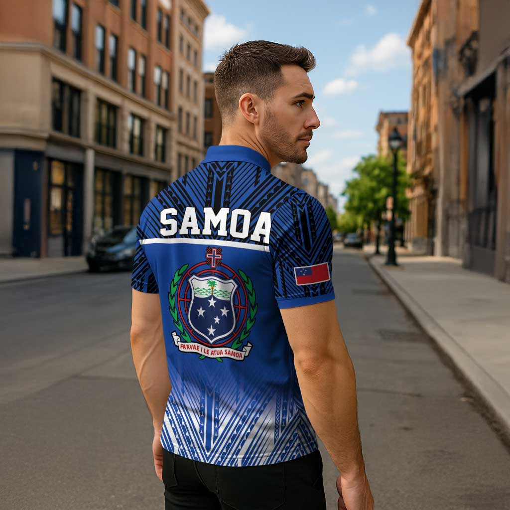 Toa Samoa 685 Zipper Polo Shirt Uso Aso Uma For Life For Samoa - Polynesian Pride