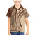 Samoa Siapo Arty Family Matching Mermaid Dress and Hawaiian Shirt Brown Style LT9 Son's Shirt Brown - Polynesian Pride