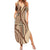 Samoa Siapo Arty Family Matching Summer Maxi Dress and Hawaiian Shirt Brown Style LT9 Mom's Dress Brown - Polynesian Pride