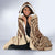 Samoa Siapo Arty Hooded Blanket Brown Style LT9 - Polynesian Pride