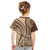 Samoa Siapo Arty Kid T Shirt Brown Style LT9 - Polynesian Pride