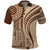Samoa Siapo Arty Polo Shirt Brown Style LT9 Brown - Polynesian Pride