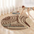 Samoa Siapo Arty Round Carpet Brown Style LT9 - Polynesian Pride