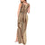 Samoa Siapo Arty Tank Maxi Dress Brown Style LT9 - Polynesian Pride