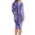 Samoa Siapo Arty Family Matching Long Sleeve Bodycon Dress and Hawaiian Shirt Purple Style LT9 - Polynesian Pride