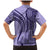 Samoa Siapo Arty Family Matching Mermaid Dress and Hawaiian Shirt Purple Style LT9 - Polynesian Pride