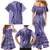 Samoa Siapo Arty Family Matching Mermaid Dress and Hawaiian Shirt Purple Style LT9 - Polynesian Pride