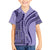 Samoa Siapo Arty Family Matching Off Shoulder Long Sleeve Dress and Hawaiian Shirt Purple Style LT9 Son's Shirt Purple - Polynesian Pride