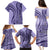 Samoa Siapo Arty Family Matching Puletasi Dress and Hawaiian Shirt Purple Style LT9 - Polynesian Pride