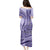 Samoa Siapo Arty Family Matching Puletasi Dress and Hawaiian Shirt Purple Style LT9 - Polynesian Pride