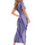 Samoa Siapo Arty Family Matching Short Sleeve Bodycon Dress and Hawaiian Shirt Purple Style LT9 - Polynesian Pride