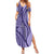 Samoa Siapo Arty Family Matching Summer Maxi Dress and Hawaiian Shirt Purple Style LT9 Mom's Dress Purple - Polynesian Pride