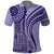 Samoa Siapo Arty Polo Shirt Purple Style LT9 Purple - Polynesian Pride