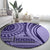 Samoa Siapo Arty Round Carpet Purple Style LT9 - Polynesian Pride