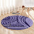 Samoa Siapo Arty Round Carpet Purple Style LT9 - Polynesian Pride