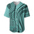 Samoa Siapo Arty Baseball Jersey Turquoise Style LT9 Turquoise - Polynesian Pride