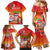 Personalised Wishes in Tahitian Christmas Family Matching Mermaid Dress and Hawaiian Shirt French Polynesia Santa Beach LT9 - Polynesian Pride