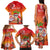 Personalised Wishes in Tahitian Christmas Family Matching Tank Maxi Dress and Hawaiian Shirt French Polynesia Santa Beach LT9 - Polynesian Pride