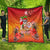 Personalised Wishes in Tahitian Christmas Quilt French Polynesia Santa Beach LT9 - Polynesian Pride