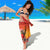 Personalised Wishes in Tahitian Christmas Sarong French Polynesia Santa Beach LT9 - Polynesian Pride