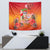 Personalised Wishes in Tahitian Christmas Tapestry French Polynesia Santa Beach LT9 - Polynesian Pride