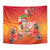 Personalised Wishes in Tahitian Christmas Tapestry French Polynesia Santa Beach LT9 - Polynesian Pride