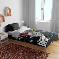 Aotearoa and Cook Islands Mo Te Tiriti Bedding Set New Zealand Honour The Treaty Ake!Ake!Ake!