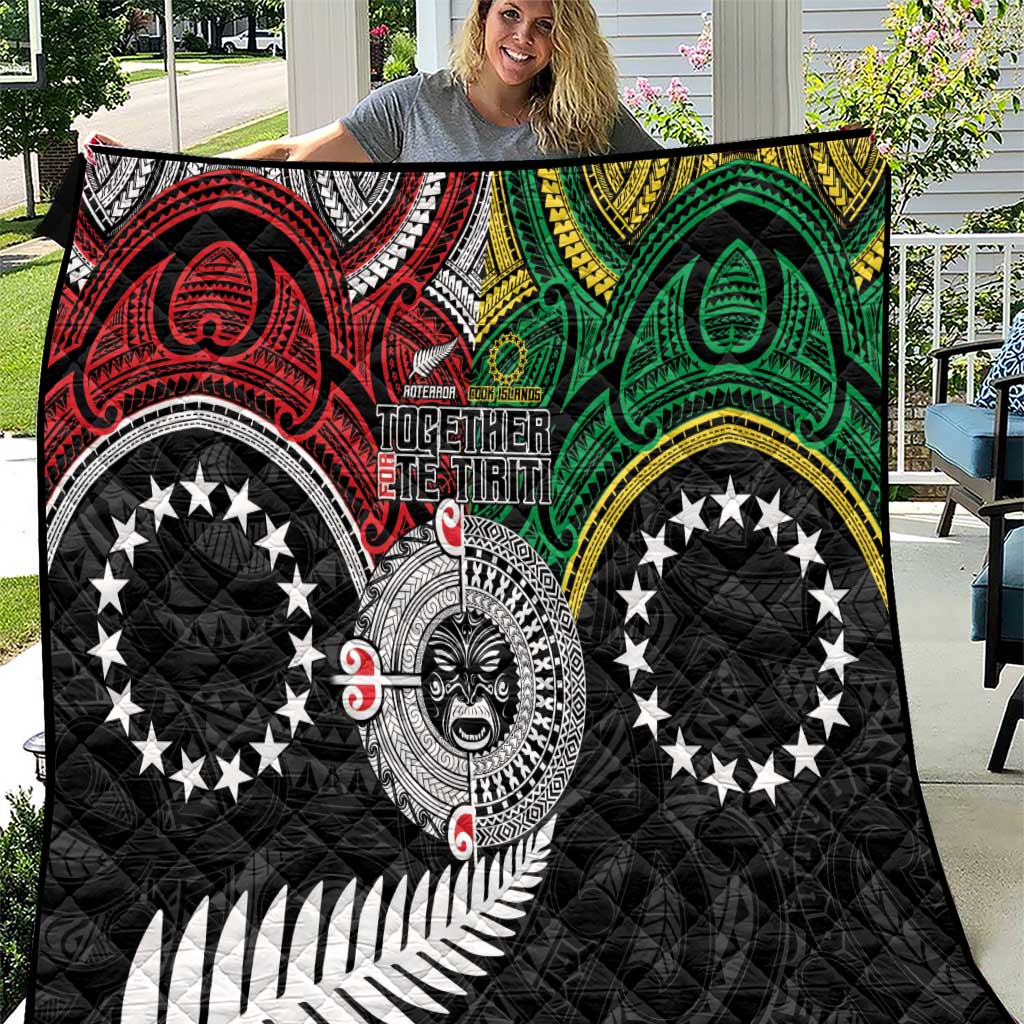 Aotearoa and Cook Islands Mo Te Tiriti Quilt New Zealand Honour The Treaty Ake!Ake!Ake!