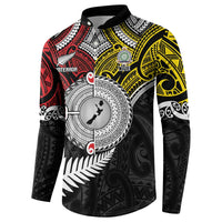 Aotearoa and Niue Mo Te Tiriti Button Sweatshirt New Zealand Honour The Treaty Ake!Ake!Ake! LT9 - Polynesian Pride
