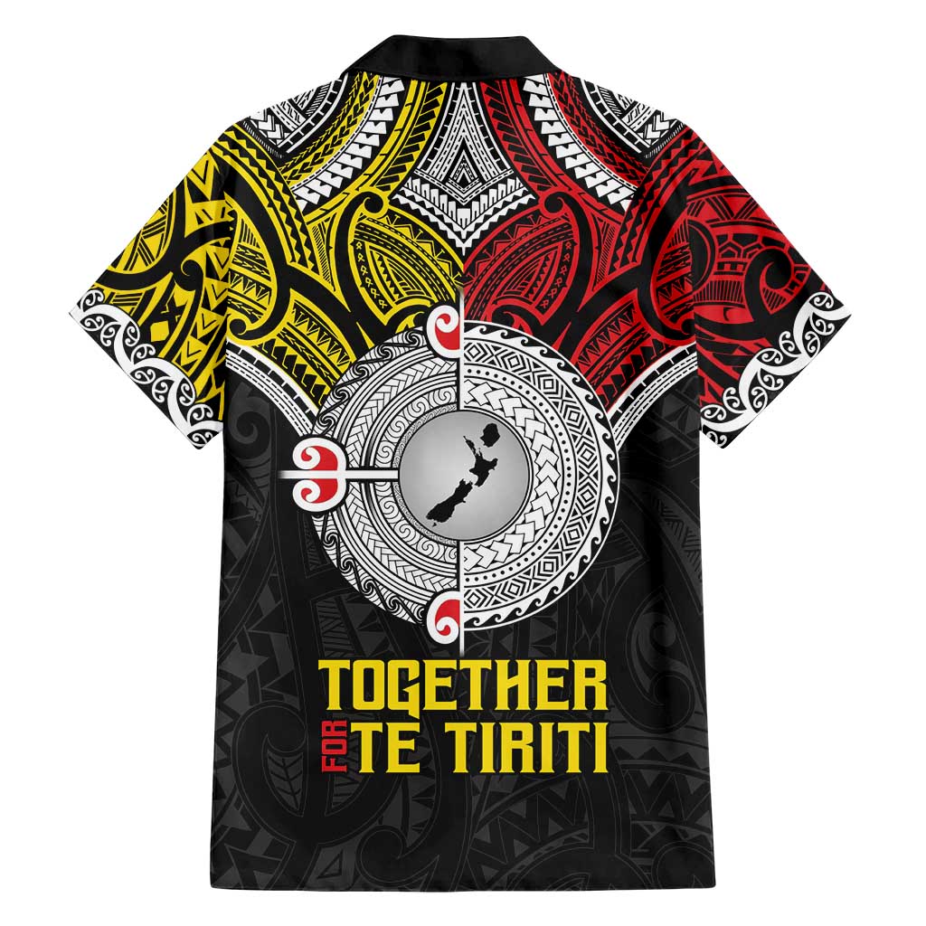 Aotearoa and Niue Mo Te Tiriti Hawaiian Shirt New Zealand Honour The Treaty Ake!Ake!Ake!